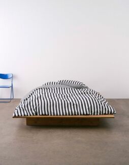 Marc O'Polo Home Bettwäsche Classic Stripe 135 x 200 cm, Navy, Satin, 2 teilig