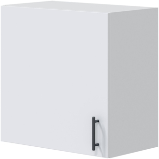 Dmora Hängeschrank 1 Tür Thyra, Wandregal, Multifunktionshilfe-Schrank, 60x34 h59 cm, Weiß