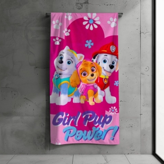 PAW PATROL Strandtuch PAW PATROL Kinder Badehandtuch Strandtuch 70x140 cm, 100% Baumwolle