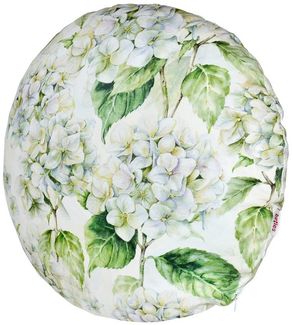 beties Kissenhülle Landlust-Hortensie, (1 Stück), 100% Baumwolle, Hortensien in weiß, verschiedene Größen