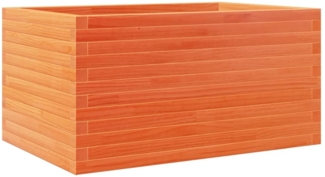 vidaXL Pflanzkübel Wachsbraun 90x60x45,5 cm Massivholz Kiefer 847280