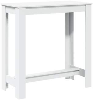 vidaXL Bartisch Weiß 102x50x103,5 cm Holzwerkstoff 854409