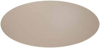 Bronx71 Tischplatte Otis oval beige Melamin 270 x 130 cm