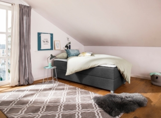 INOSIGN Boxbett Alexis, ohne Kopfteil - ideal für Räume mit Dachschrägen, in 4 Breiten