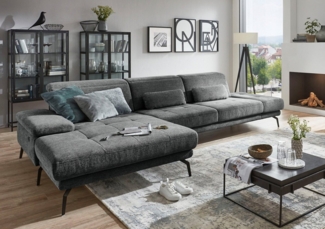 Die PlanBar Ecksofa MP-IN20126 L-Form mit Kaltschaum-Polsterung, mit Kopfteilverstellung, optional Sitztiefen- & Armteilverstellung