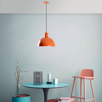 Kronleuchter, 'Kure', 117 x 23 x 23, Orange