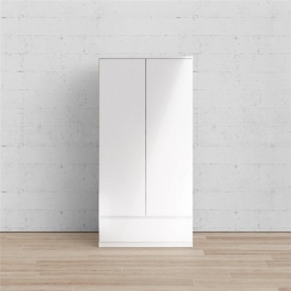 INOSIGN Kleiderschrank Naia, Drehtürenschrank, Aufbewahrung Kasten Schrank Stauraum 2 Türen, Kleiderstange, 4 Fächer, Breite 99 cm, Höhe 200 cm