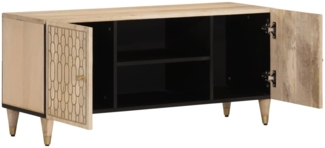 vidaXL TV-Schrank 105x33x46 cm Massivholz Mango 358248