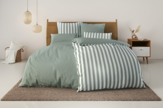 andas Wendebettwäsche Greta, Renforcé, 2 teilig, Bettwäsche mit Streifen in verschiedenen Qualitäten, ab 135x200 cm