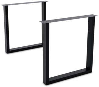 Tischgestell Daphna 76x73,5 Metall Schwarz