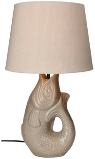 Giftcompany Tischleuchte Monsieur Carafon Fisch Lampe S sandstone 44cm