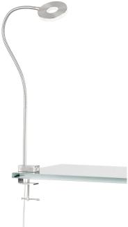 Fischer & Honsel 50414 LED Klemmleuchte Jax Nickel matt tunable white