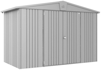 Biohort Gerätehaus Europa, 4A: 316 x 156 x 209 (b x t x h) cm, quarzgrau-metallic