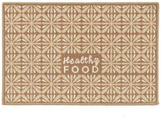 Teppich Healthy Food 40 x 1 x 60 cm Beige Polyamid Latex (24 Stück)