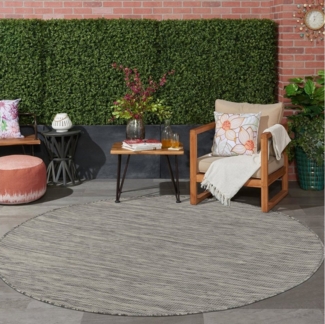 Jimri Outdoorteppich Key West, Rund, Outdoor Teppich Balkonteppich Terassenteppich