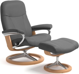 Stressless® Relaxsessel Garda, mit Signature Base, Größe M, Gestell Eichefarben