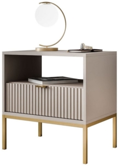 Lookway Nachttisch CORTADO GOLD S54, Breite 54 cm