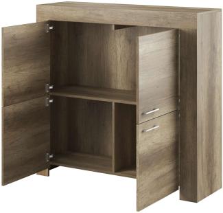 99rooms Lagos Highboard Country Grau