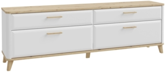 Lowboard Waldeck / Waridol , Holzwerkstoff , Weiß , 210 x 68 x 41 cm