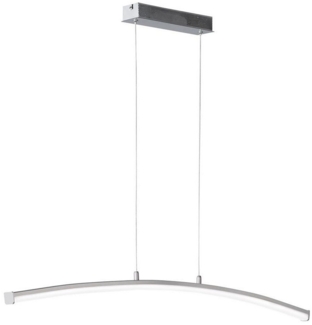 LED Hängeleuchte, nickel-matt, L 100 cm