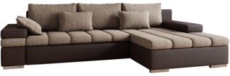 Ecksofa Bangkok (Farbe: Soft 066 + Lawa 02, Seite: Rechts)
