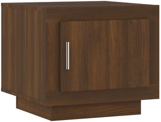 Couchtisch, Sofatisch Braun Eichen-Optik 51x50x45 cm Holzwerkstoff