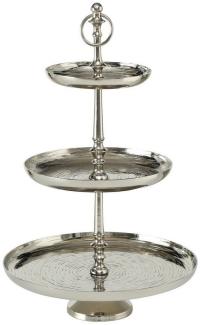 BOLTZE Dekoetagere Etagere Ties Aluminium 50cm Silber