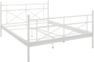 loft24 Metallbett Tanja, Bettgestell aus Metall, Bett Doppelbett