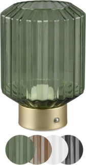 lightling LED Tischleuchte Luan, Touchfunktion, LED fest integriert, Warmweiß, aufladbar via USB-C, dimmbar, Akkubetrieb