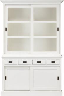 Dekoria Vitrine Milton mit 4 Schubladen 144x226x53cm