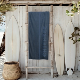 Chiemsee Strandtuch, Badetuch, Sporttuch, Saunatuch 90 x 180 cm, 100% Baumwolle, hohe Feuchtigkeitsaufnahme, hautfreundlich