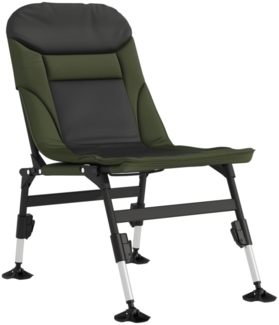 vidaXL Angelstuhl mit Verstellbaren Schlammbeinen Klappbar Grün 4006414