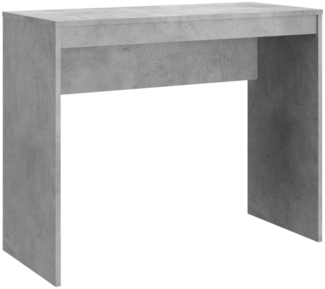 Schreibtisch, Spanplatte Betongrau, 90 × 40 × 72 cm