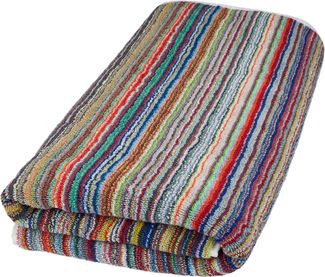 ROSS Saunatuch Missoni-Serie, Frottier (Packung, 1-St), aus feinster Baumwolle, dezente Streifen, Multifarben