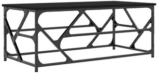 Couchtisch, Sofatisch Schwarz 100x50x40 cm Holzwerkstoff