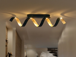 Luce Design LED Helix PL4 Ner Deckenleuchte 4-flammig ECO Light