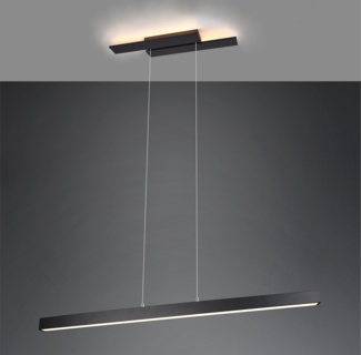 LED-Pendelleuchte, BELFAST, LED/44W schwarz matt