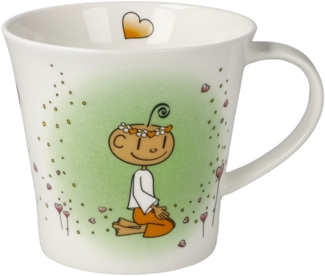 Goebel / Der kleine Yogi- Danke,Coffee-/Tea Mug,13,0cm x 10,5cm x 9,5cm / Fine Bone China / 13,0cm x 10,5cm x 9,5cm