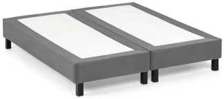 Vente-unique - Lattenrost mit Stoffbezug - 2x 90 x 200 cm - SOMNUS von YSMÉE