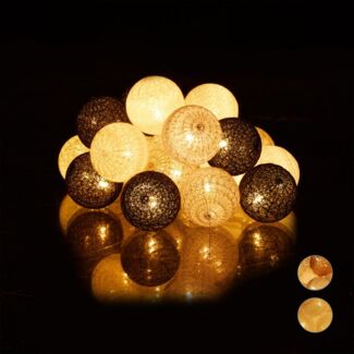 LED Lichterkette mit 20 Kugeln 10024371_879