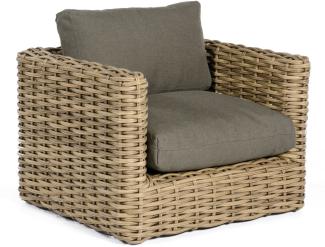 Sonnenpartner Loungesessel Sands Aluminium mit Polyrattan Light Oaks Lounge-Sessel