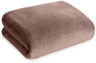 Wohndecke TEDY warme Decke für Herbst & Winter, Eurofirany, Teddy-Fleece, kuschelige Sofadecke, Sesselschoner, Extra weich