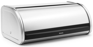 Brabantia Klappbrotkasten Front rund, Stahl matt