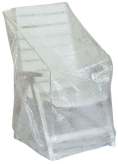 TrendLine Schutzhülle Basic Stapelstühle 65x65x110/150 cm Abdeckung Gartenmöbel