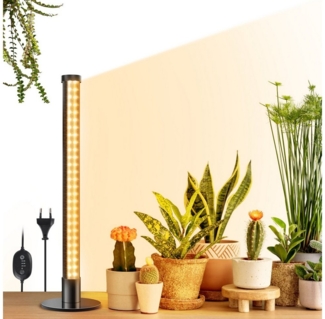 MUPOO Pflanzenlampe LED Stehende Pflanzenzuchtlampe Volles Spektrum H40-122cm, mit 3 Farben & 6/9/12H Timer für hohe Indoor-Pflanzen