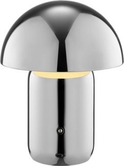 LeGer Home by Lena Gercke LED Tischleuchte Galilea, Dimmfunktion, LED fest integriert, Warmweiß, dimmbar, Ø 20 cm, Metall, Akku Tischlampe, Schalter mit Touchfunktion