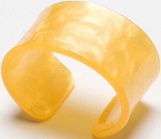G.F. Heim Söhne Serviettenring aus Acrylglas sonnengelb 390-13