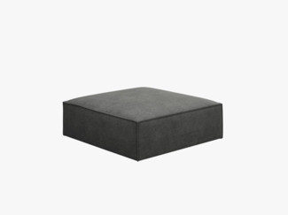 Micadoni Hocker Kaelle 1-Sitzer Chenille Over The Horizon Dunkelgrau