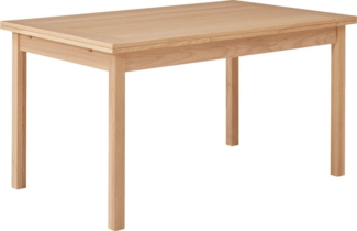 Hammel Furniture Esstisch Basic Dinex, schnell innenliegende Einlegeplatten ausziehbar, Furnier / Massivholz, in zwei Breiten, stabiler dänische Design Tisch