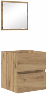 vidaXL Badezimmerschrank Artisan-Eiche 41 x 38,5 x 45 cm Holzwerkstoff 875701